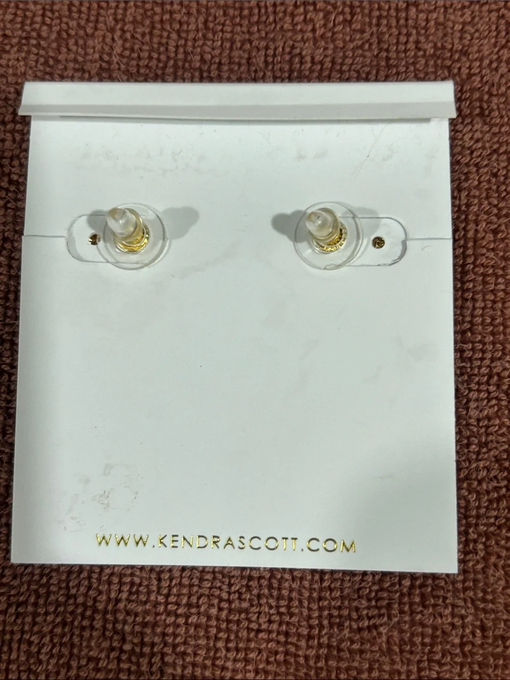 Kendra Scott Haley Gold & White Stud Earrings